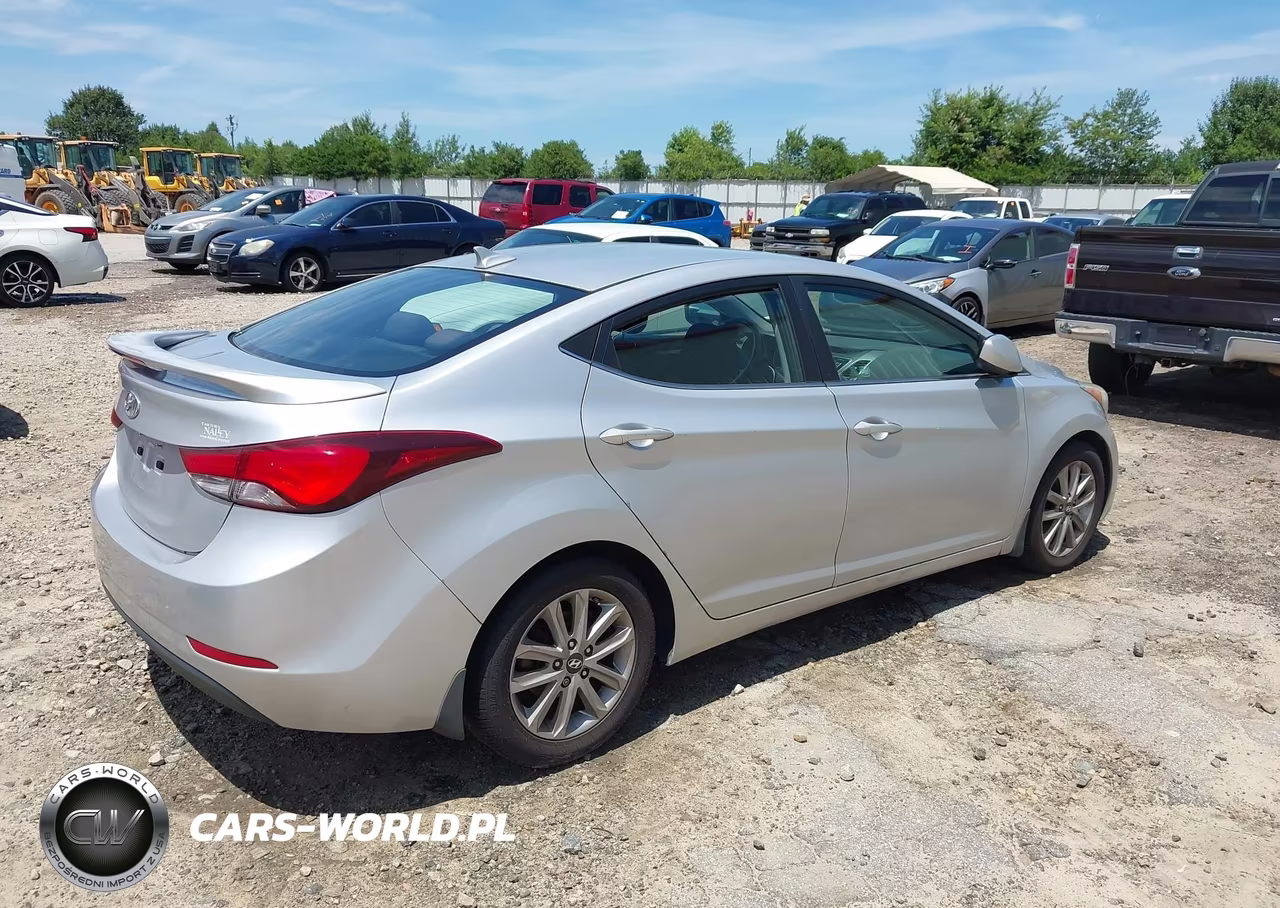 2015 Hyundai Elantra Se VIN:KMHDH4AE6FU298675 - 4