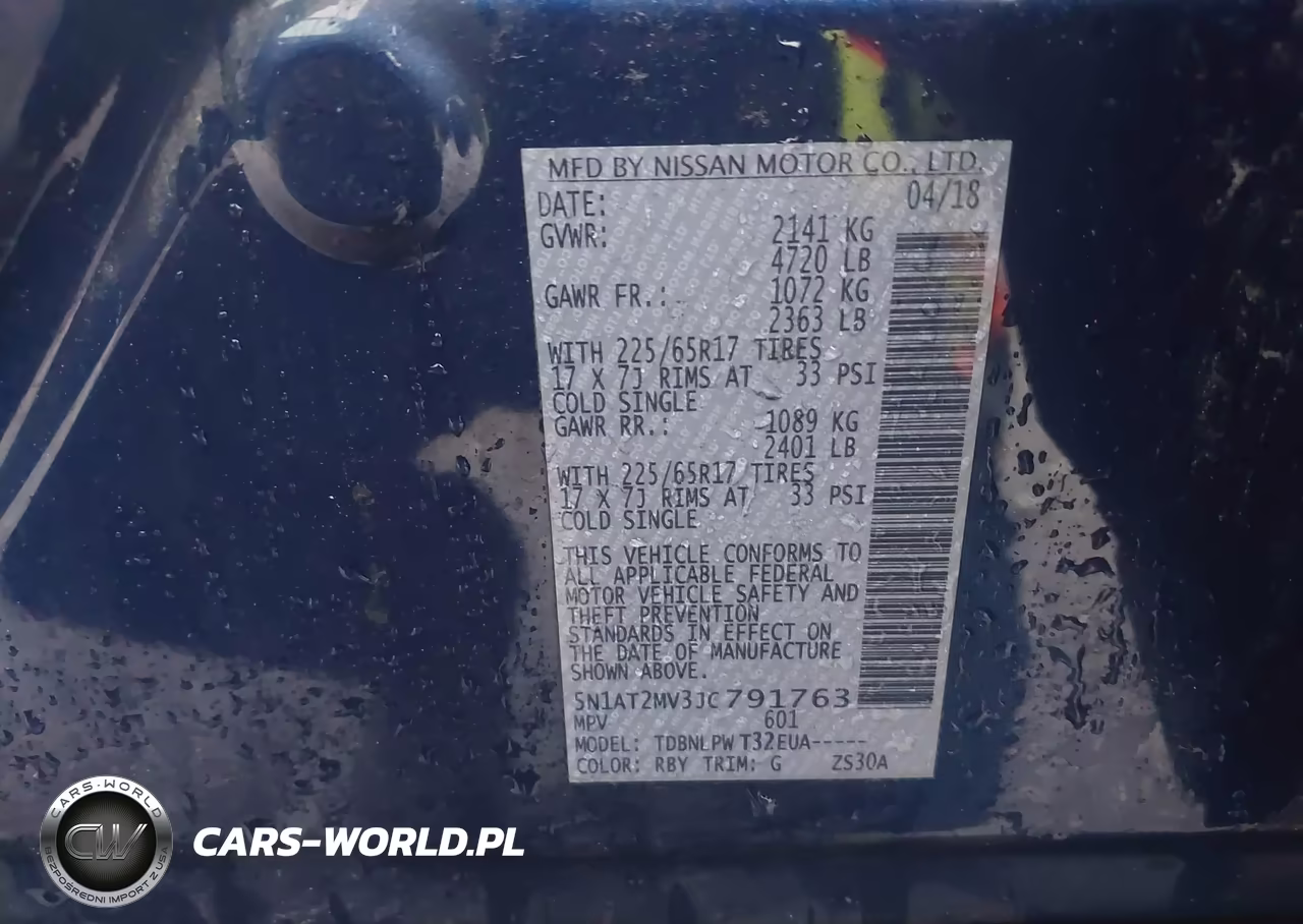 2018 Nissan Rogue S VIN:5N1AT2MV3JC791763 - 9