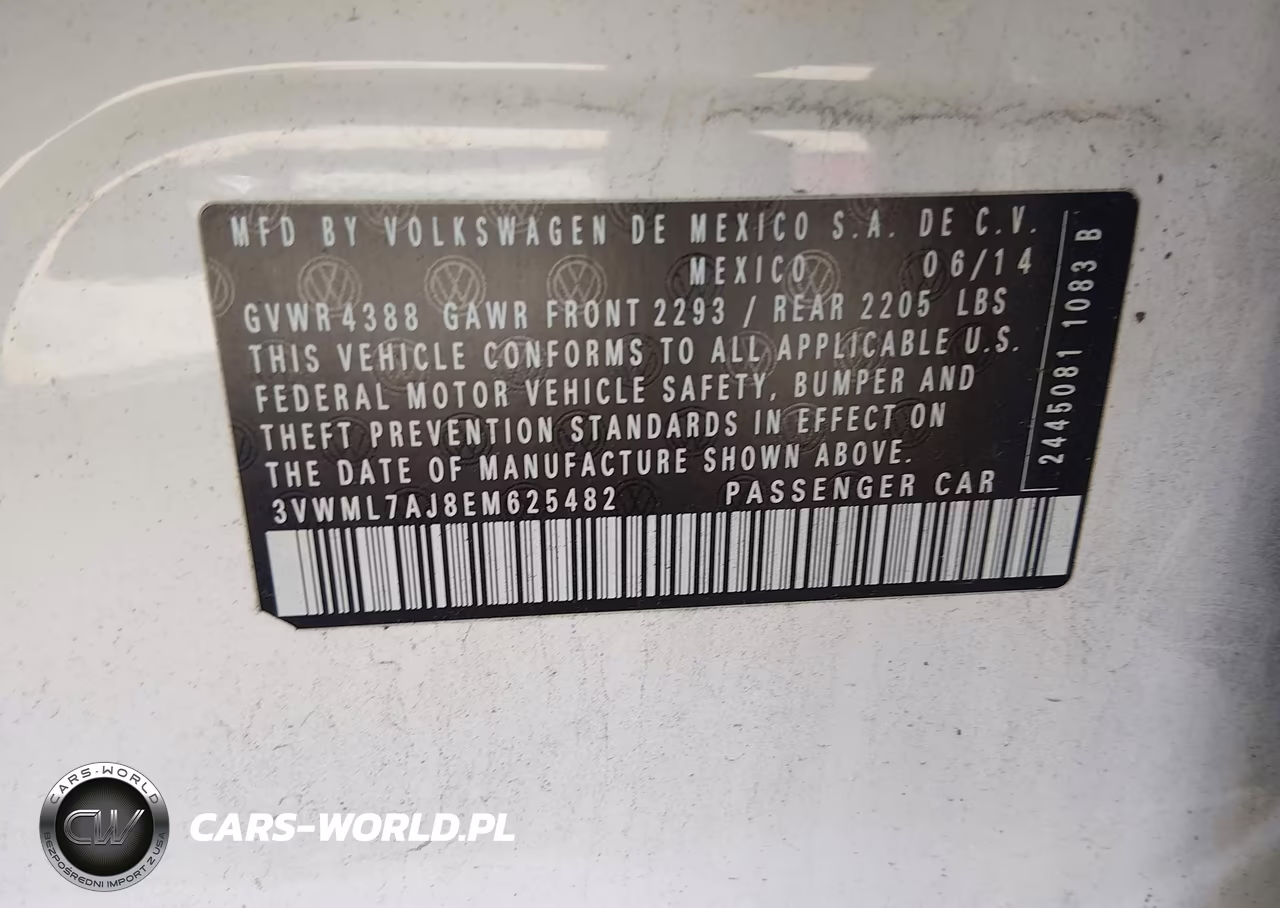 2014 Volkswagen Jetta Sportwagen 2.0L Tdi VIN:3VWML7AJ8EM625482 - 9