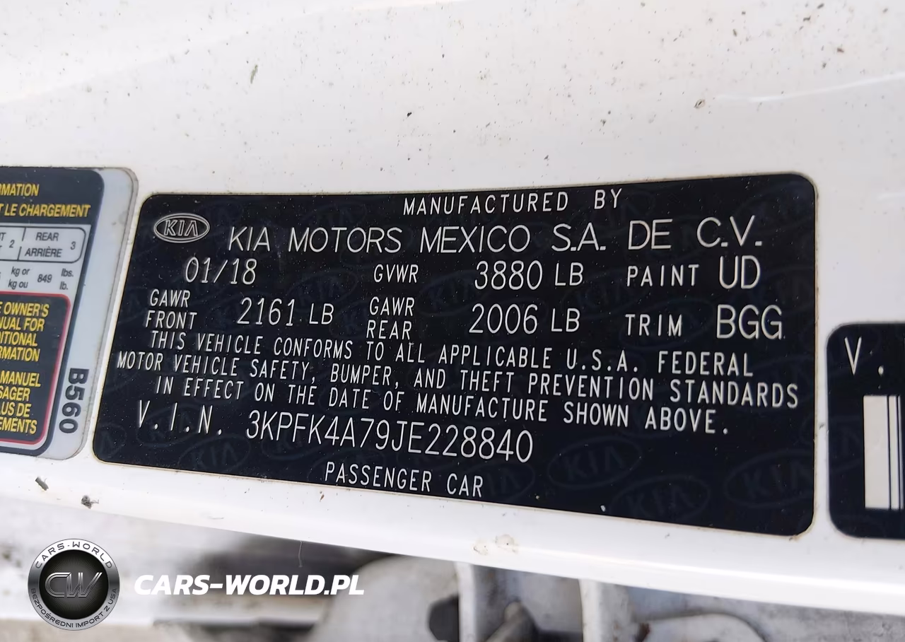 2018 Kia Forte Lx VIN:3KPFK4A79JE228840 - 9