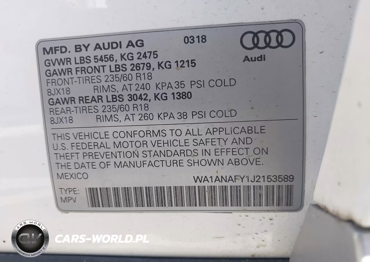 2018 Audi Q5 2.0T Premium-2.0T Tech Premium VIN:WA1ANAFY1J2153589 - 9