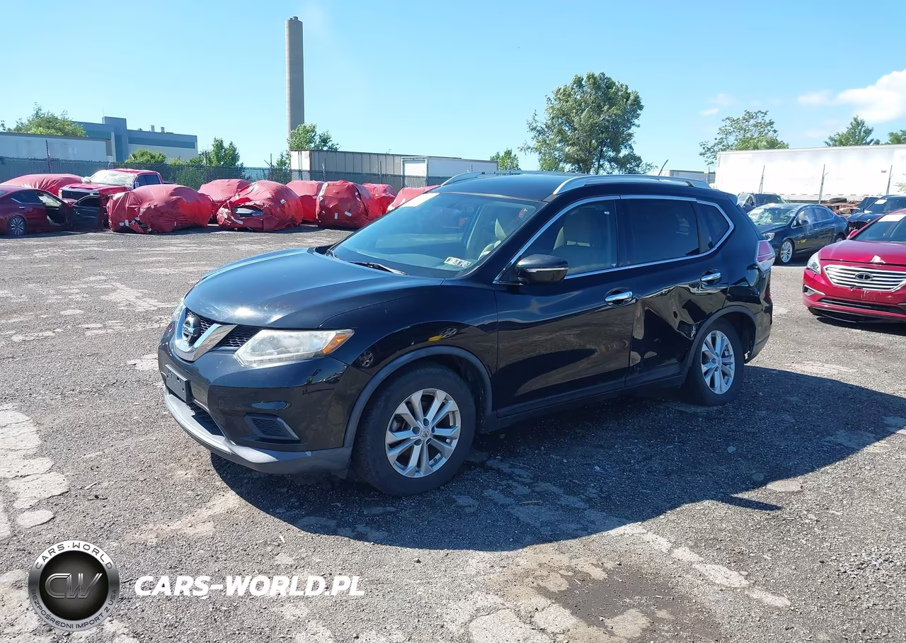 2015 Nissan Rogue Sv VIN:KNMAT2MTXFP500727 - 2