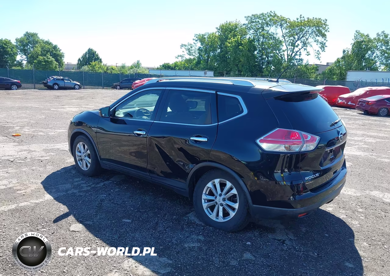 2015 Nissan Rogue Sv VIN:KNMAT2MTXFP500727 - 3