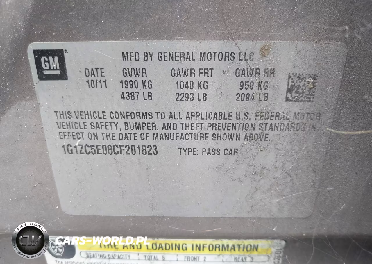 2012 Chevrolet Malibu 1Lt VIN:1G1ZC5E08CF201823 - 9