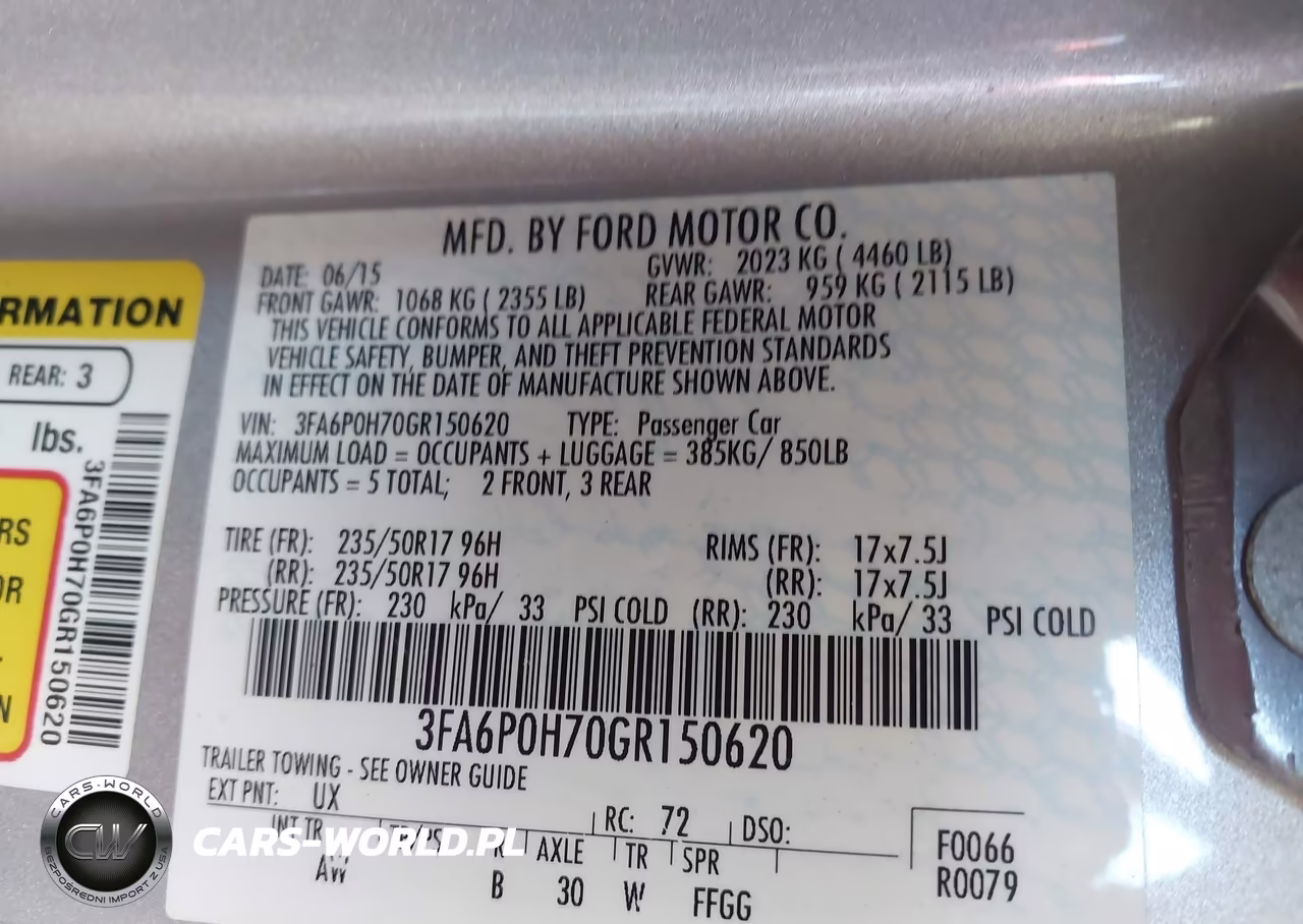 2016 Ford Fusion Se VIN:3FA6P0H70GR150620 - 9