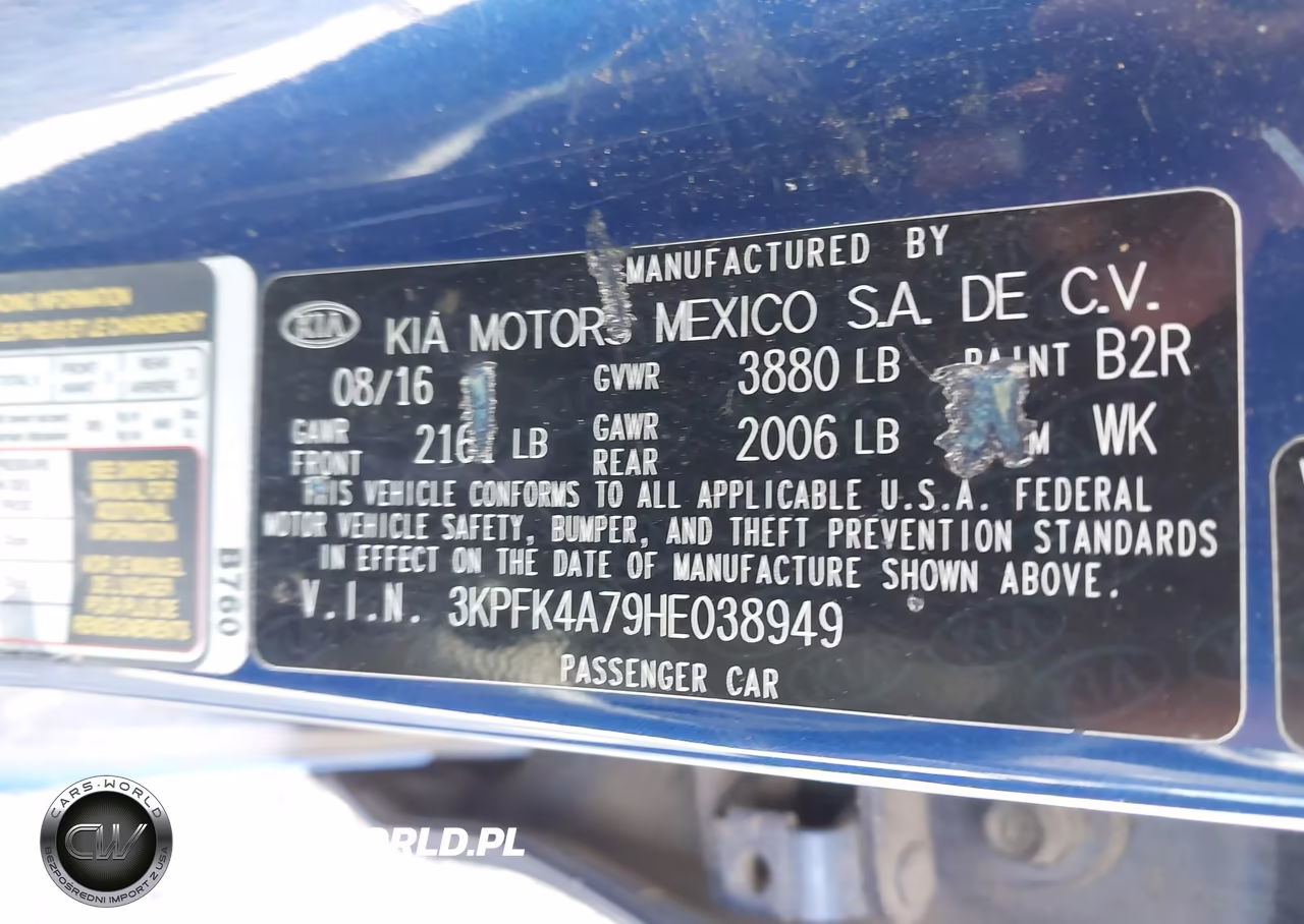 2017 Kia Forte Lx VIN:3KPFK4A79HE038949 - 9