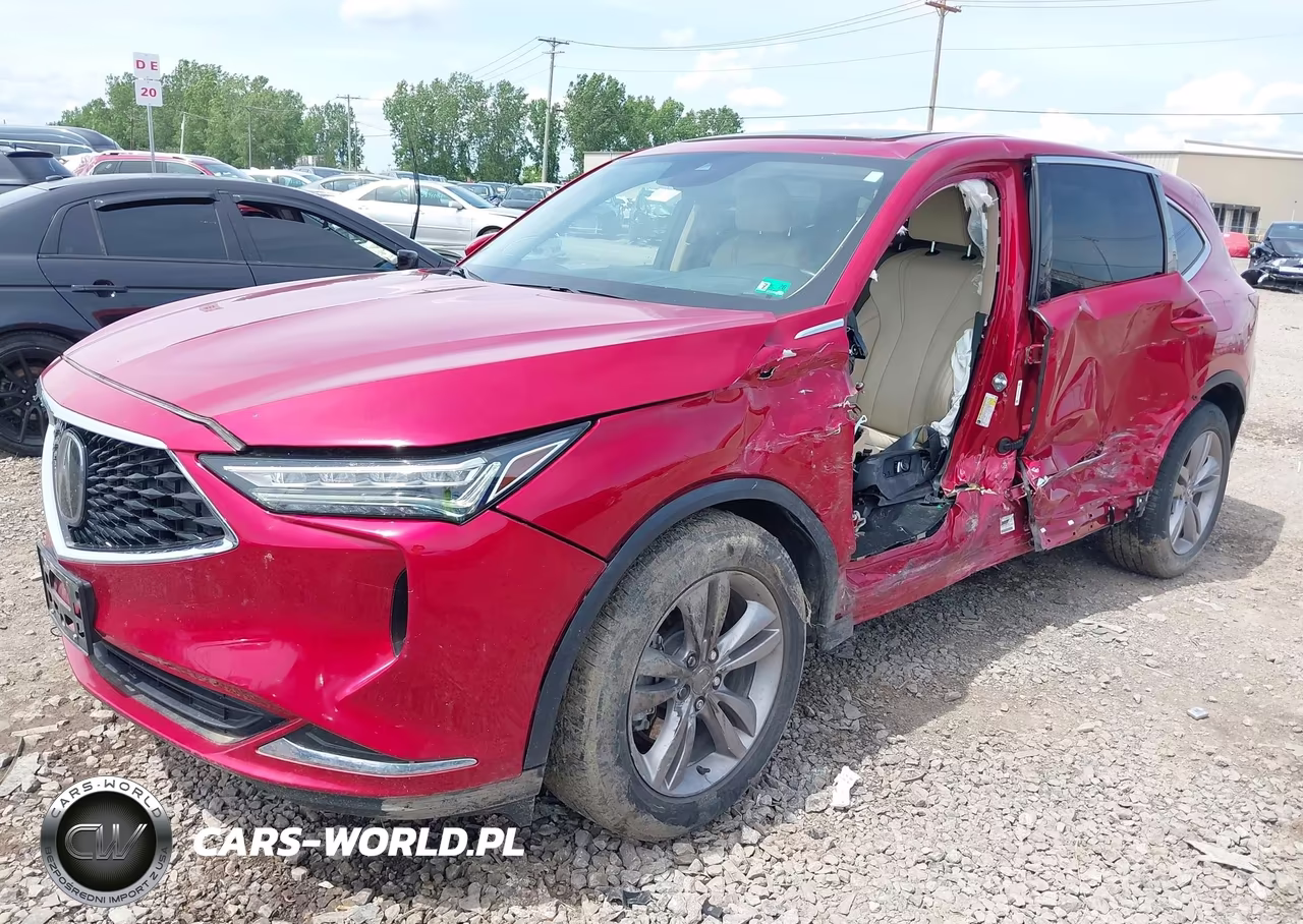 2022 Acura Mdx Standard VIN:5J8YE1H30NL020247 - 2