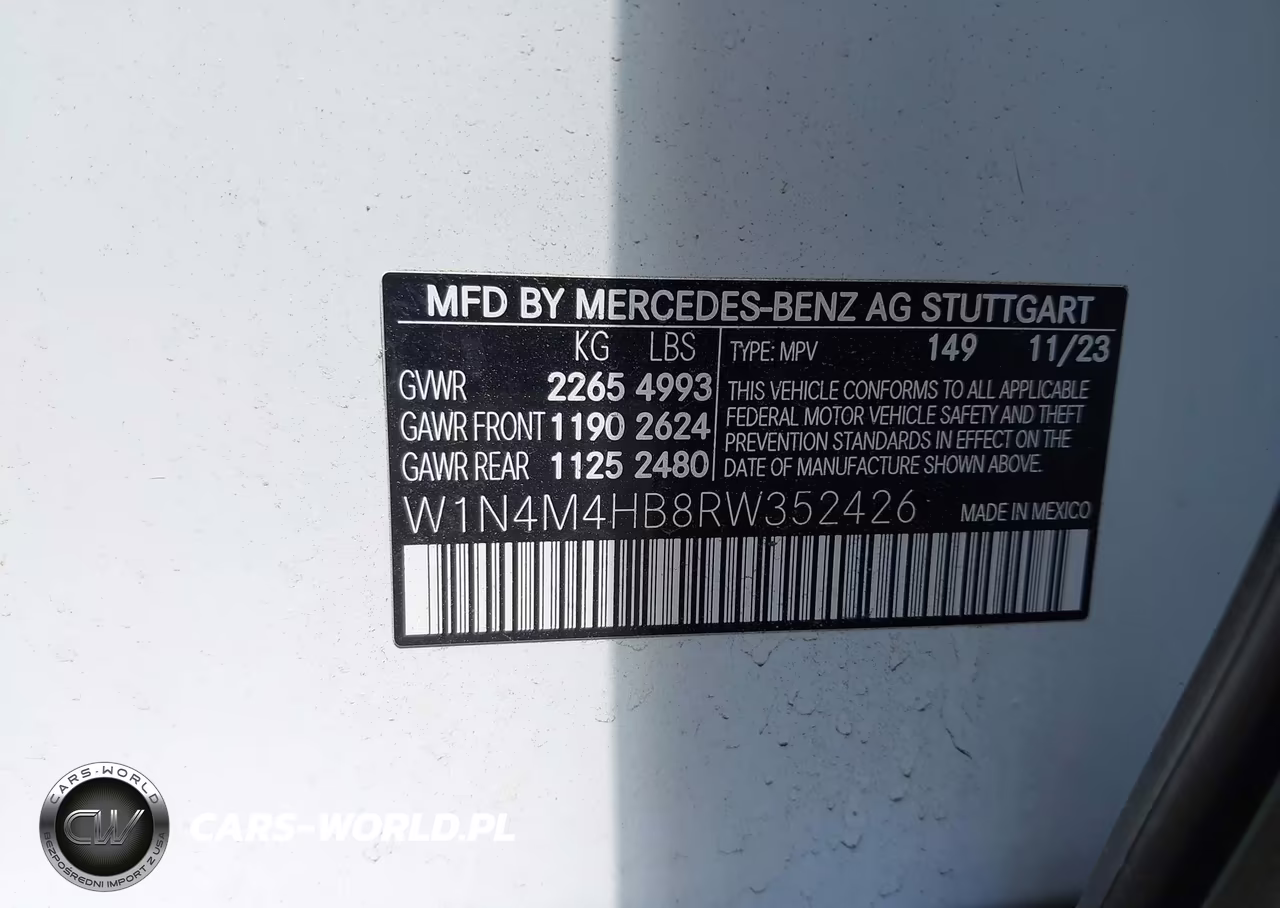 2024 Mercedes-Benz Glb 250 4Matic VIN:W1N4M4HB8RW352426 - 9