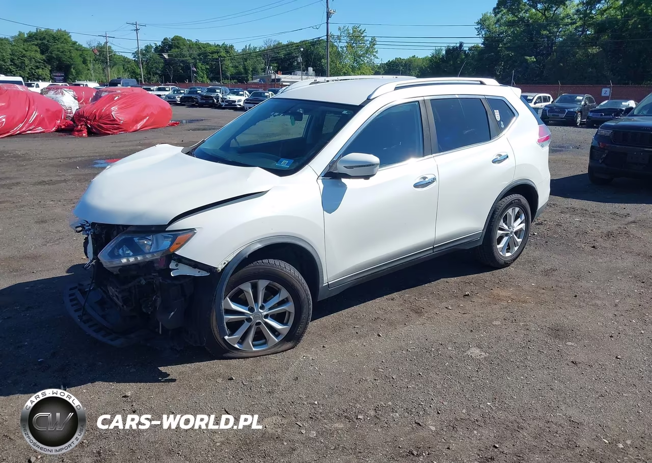 2016 Nissan Rogue Sv VIN:KNMAT2MV5GP730503 - 2