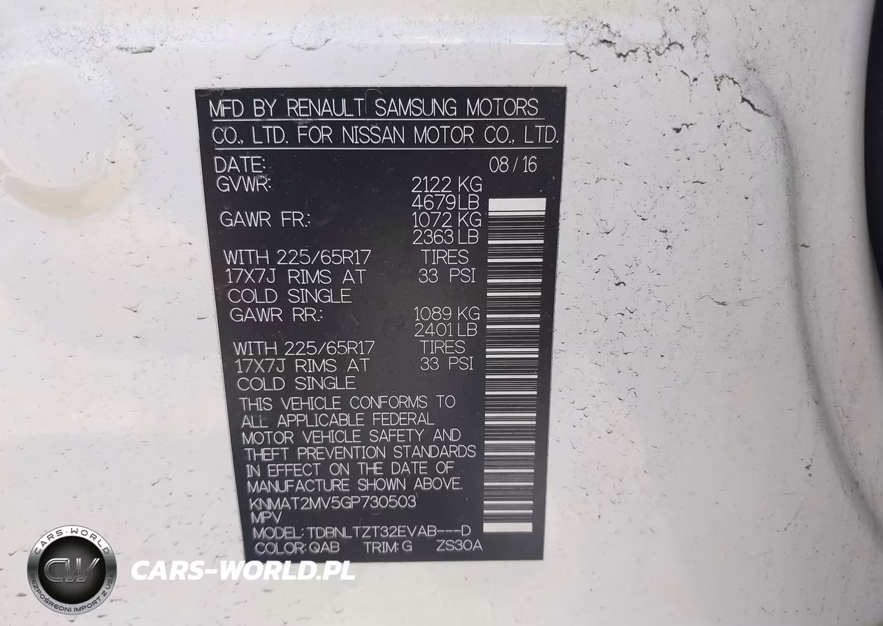 2016 Nissan Rogue Sv VIN:KNMAT2MV5GP730503 - 9