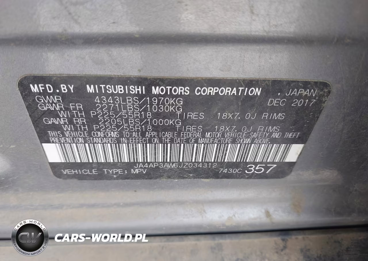 2018 Mitsubishi Outlander Sport 2.4 Se VIN:JA4AP3AW6JZ034312 - 9