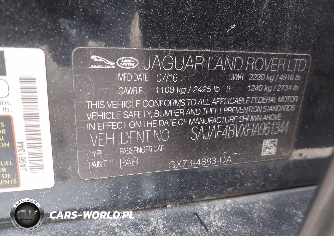 2017 Jaguar Xe 35T R-Sport VIN:SAJAF4BVXHA961344 - 9