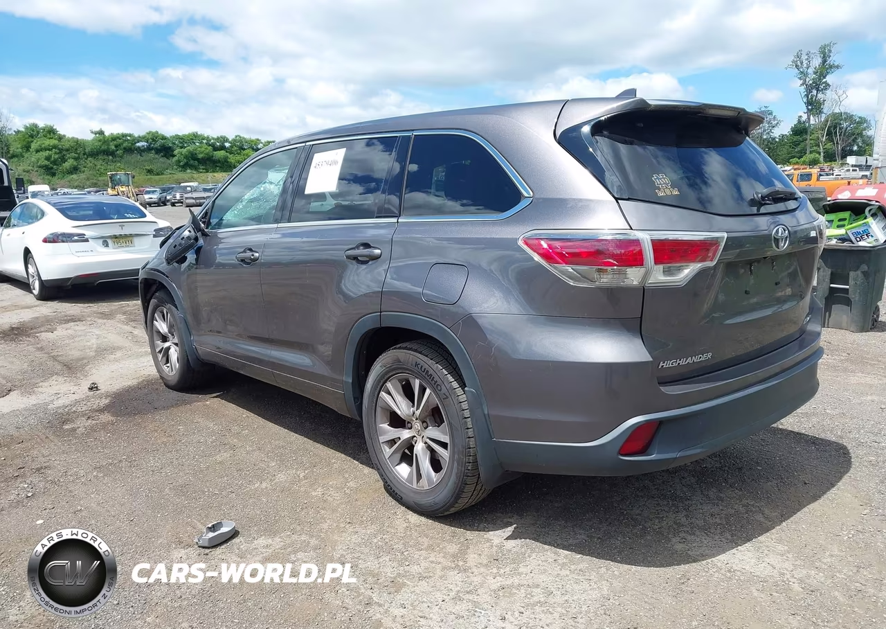 2015 Toyota Highlander Le Plus V6 VIN:5TDBKRFH9FS146570 - 3