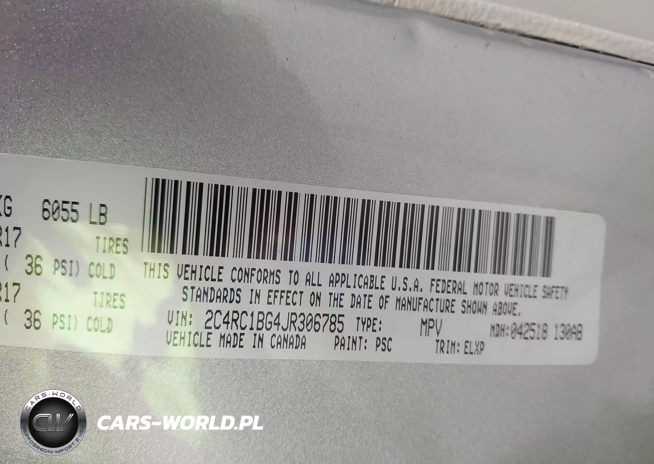 2018 Chrysler Pacifica Touring L VIN:2C4RC1BG4JR306785 - 9