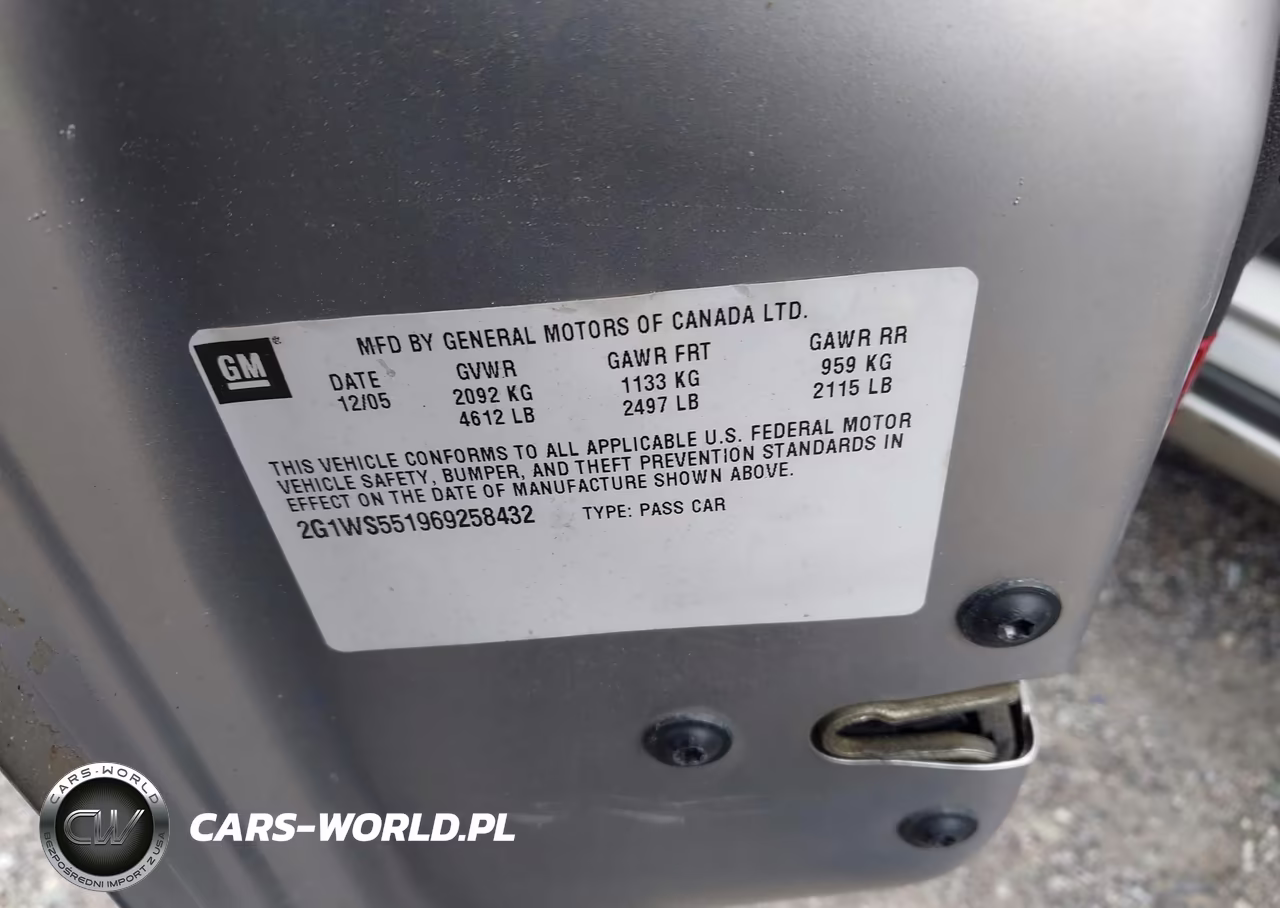 2006 Chevrolet Impala Police VIN:2G1WS551969258432 - 9
