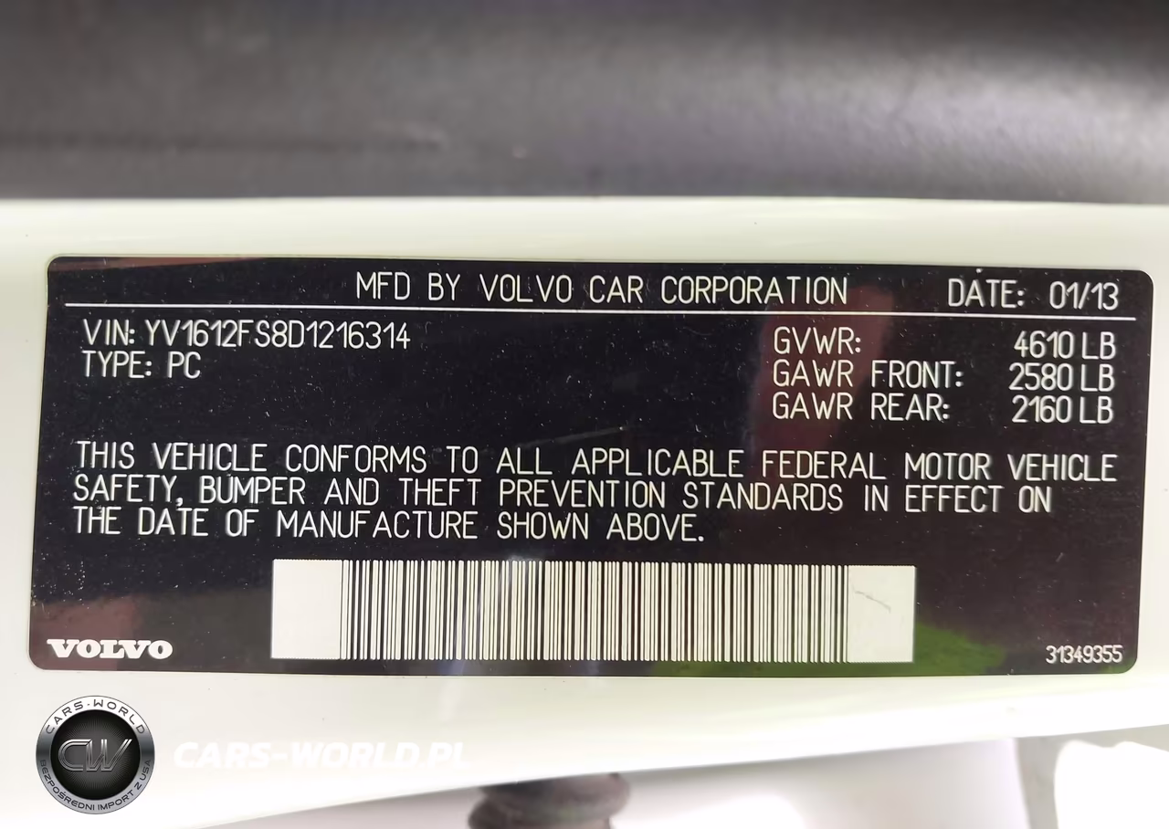 2013 Volvo S60 T5 VIN:YV1612FS8D1216314 - 9