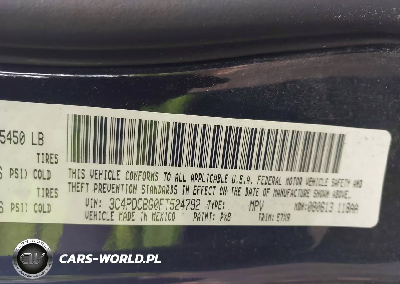2015 Dodge Journey Sxt VIN:3C4PDCBG0FT524792 - 9