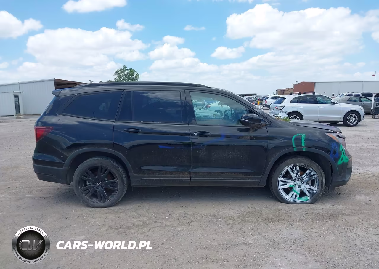 2021 Honda Pilot Awd Black Edition VIN:5FNYF6H74MB082022 - 12