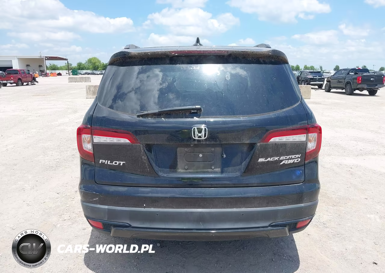 2021 Honda Pilot Awd Black Edition VIN:5FNYF6H74MB082022 - 15