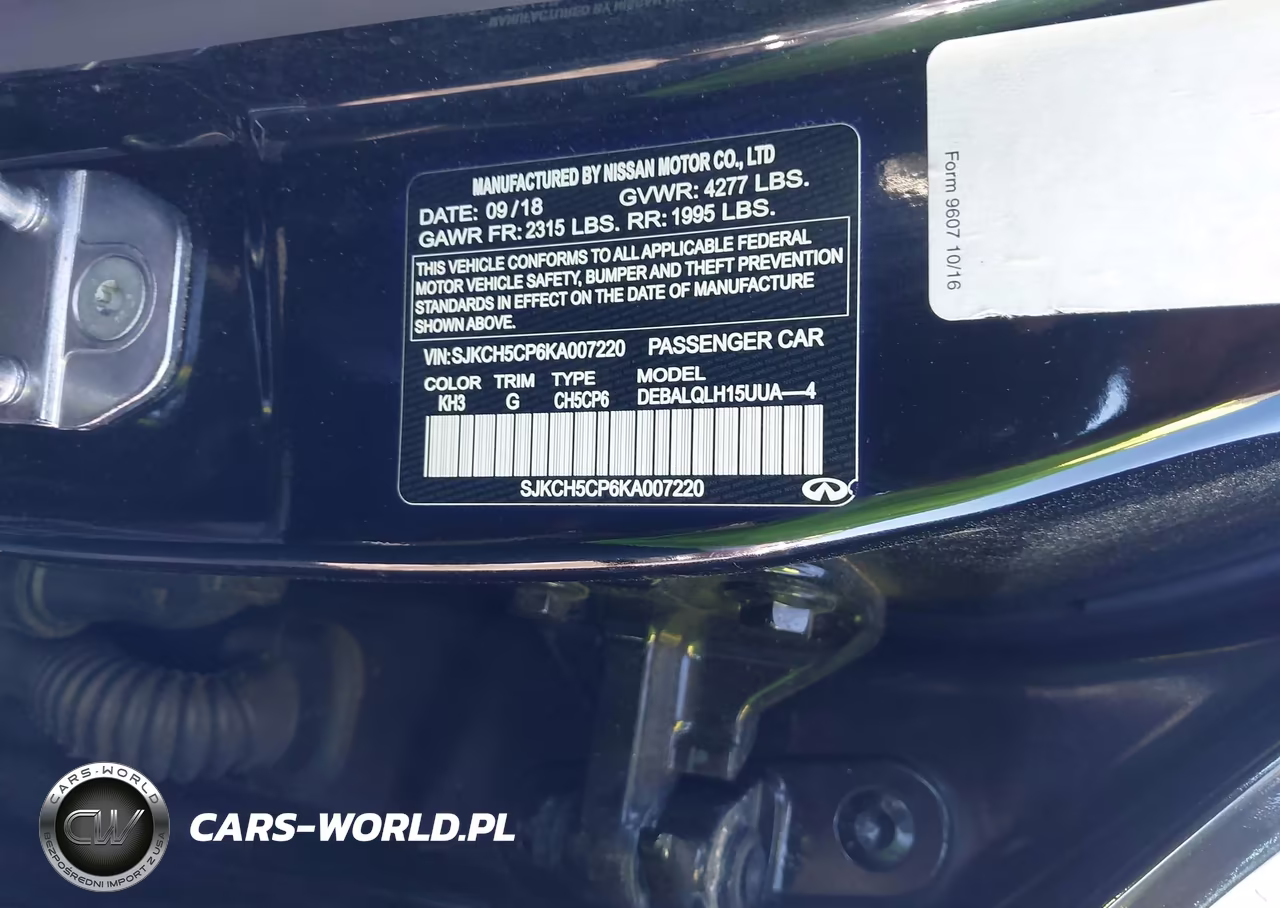 2019 Infiniti Qx30 Luxe VIN:SJKCH5CP6KA007220 - 9