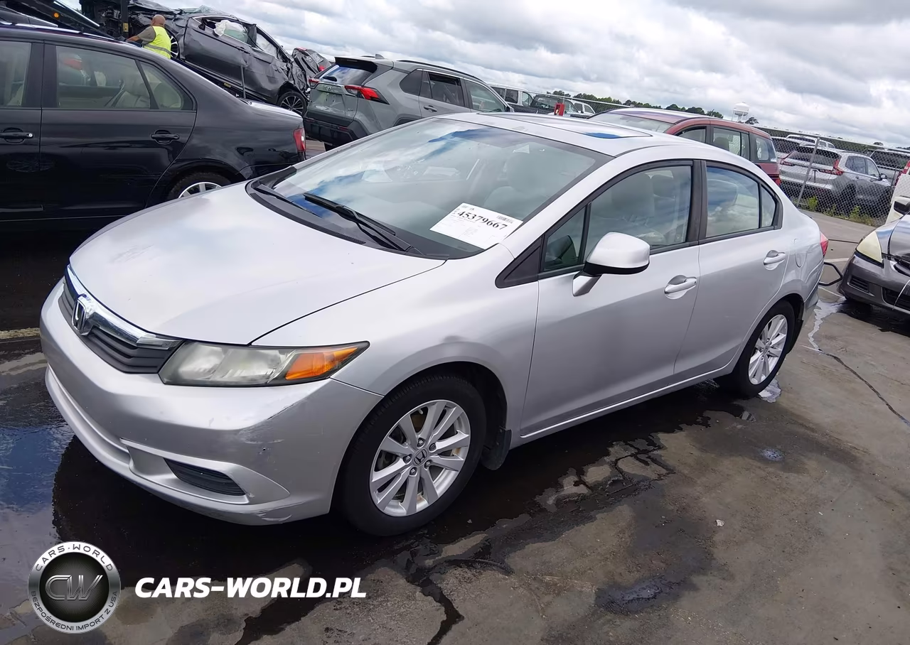 2012 Honda Civic Ex VIN:2HGFB2F88CH319175 - 2