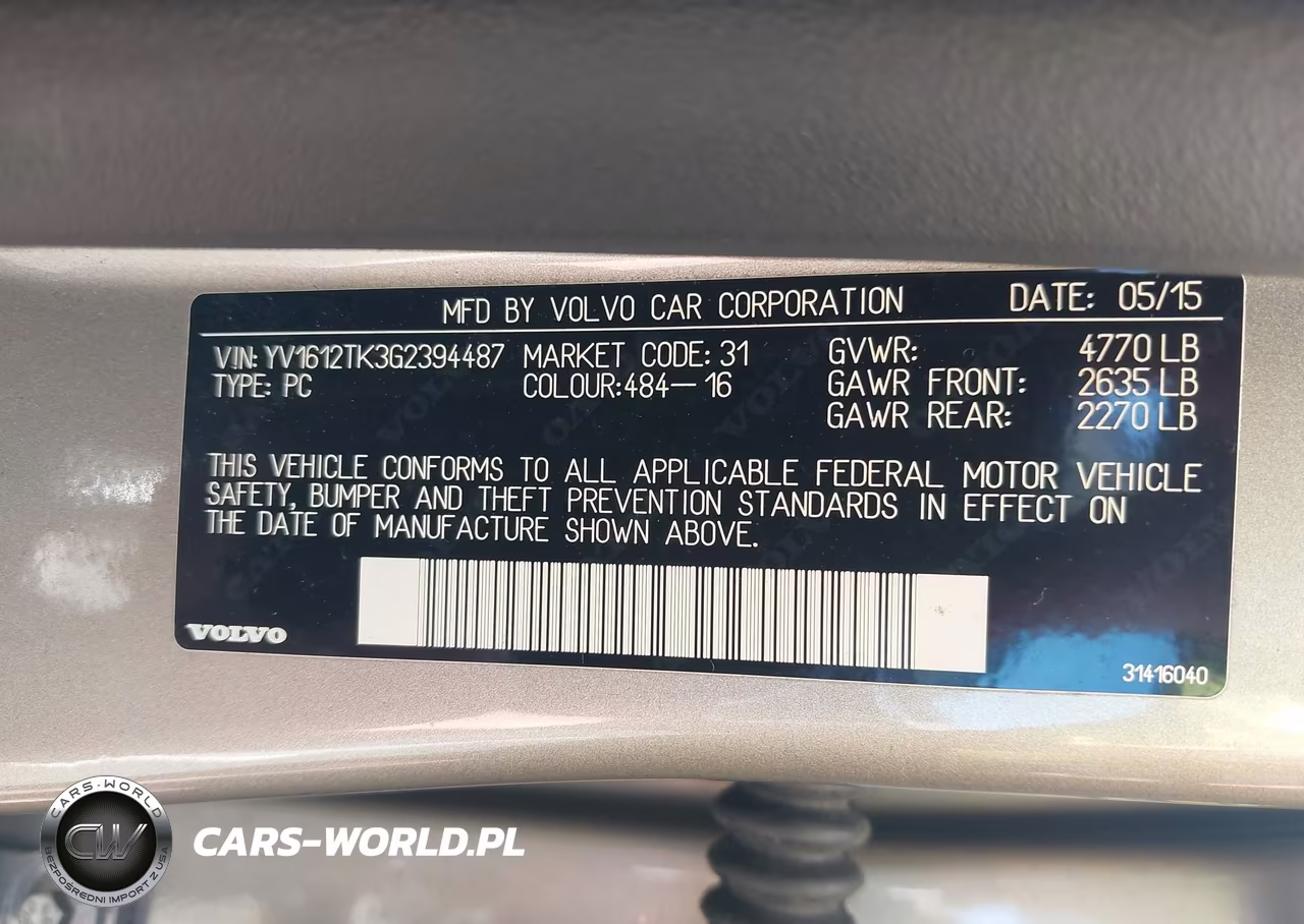 2016 Volvo S60 T5 Premier VIN:YV1612TK3G2394487 - 9