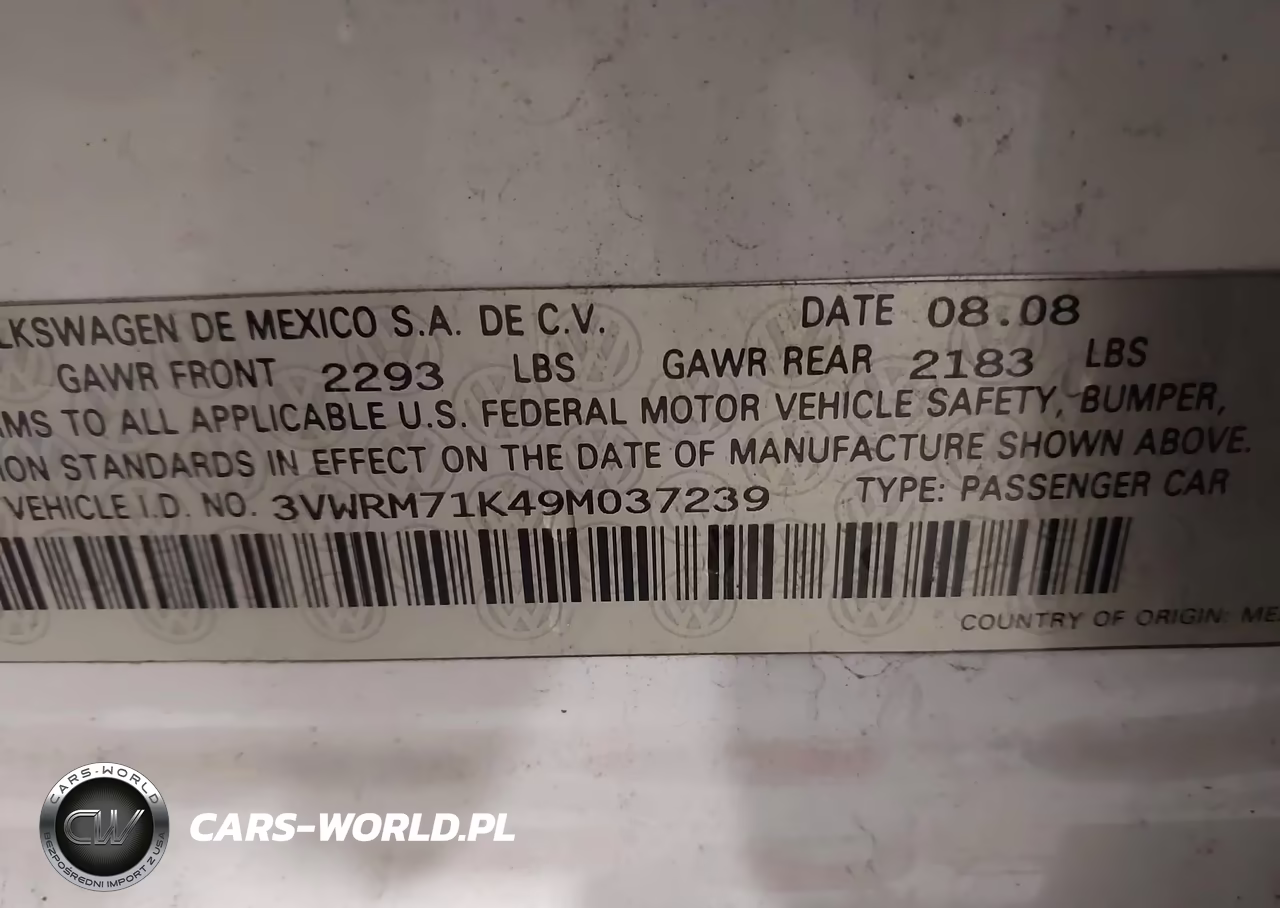 2009 Volkswagen Jetta Se-Sel VIN:3VWRM71K49M037239 - 9