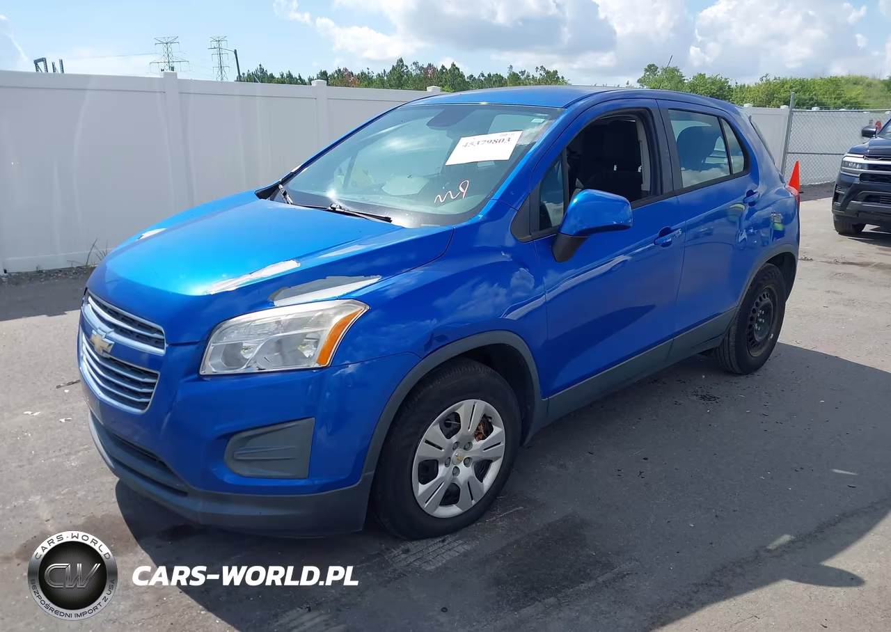 2016 Chevrolet Trax Ls VIN:KL7CJKSB8GB702079 - 2