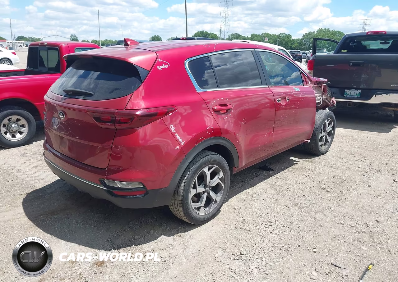 2021 Kia Sportage Lx VIN:KNDPM3ACXM7930286 - 4