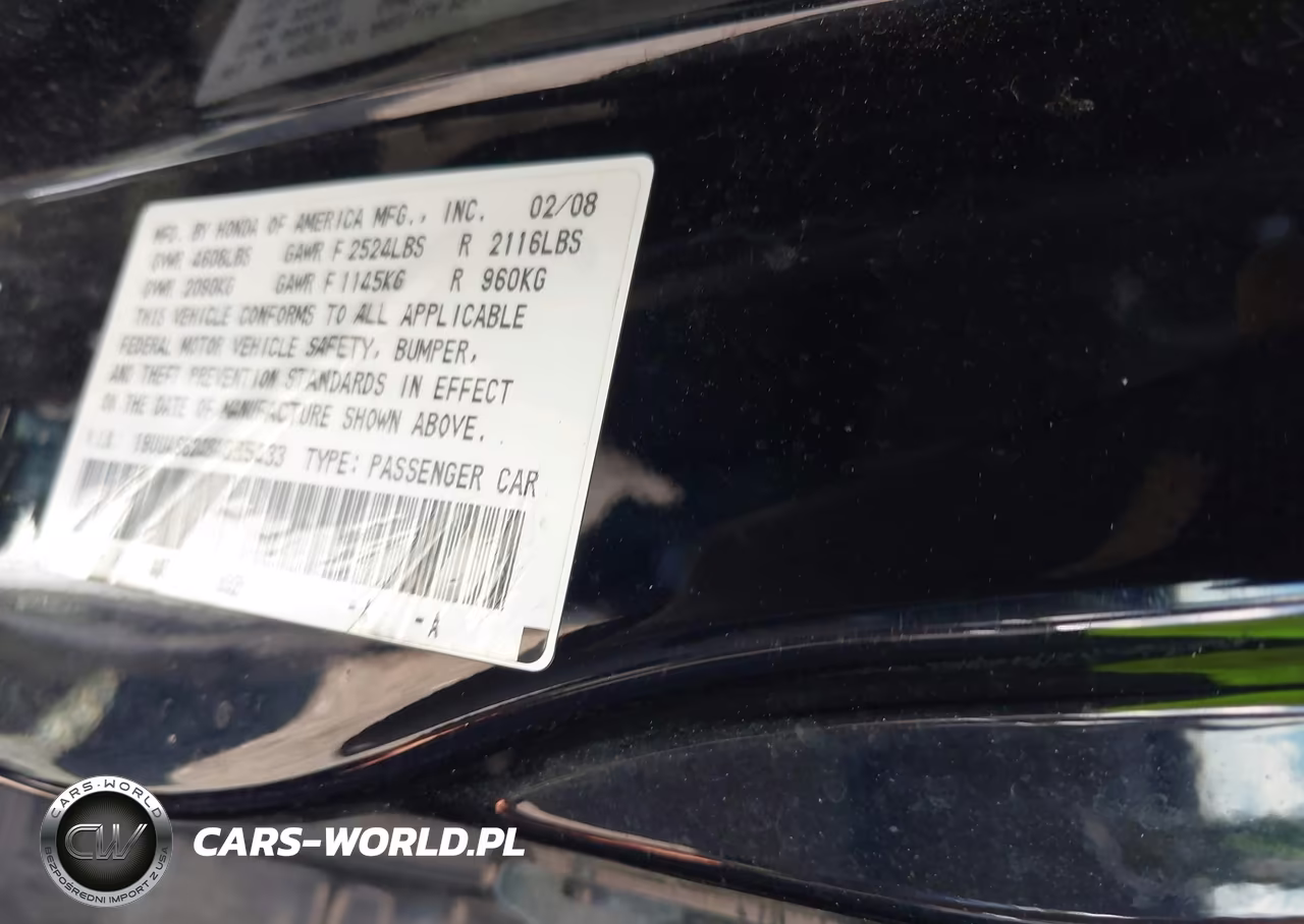 2008 Acura Tl 3.2 VIN:19UUA66248A035433 - 9