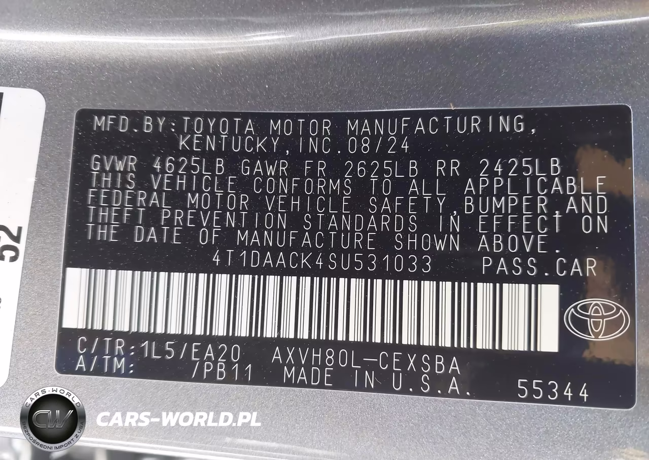 2025 Toyota Camry Se VIN:4T1DAACK4SU531033 - 9