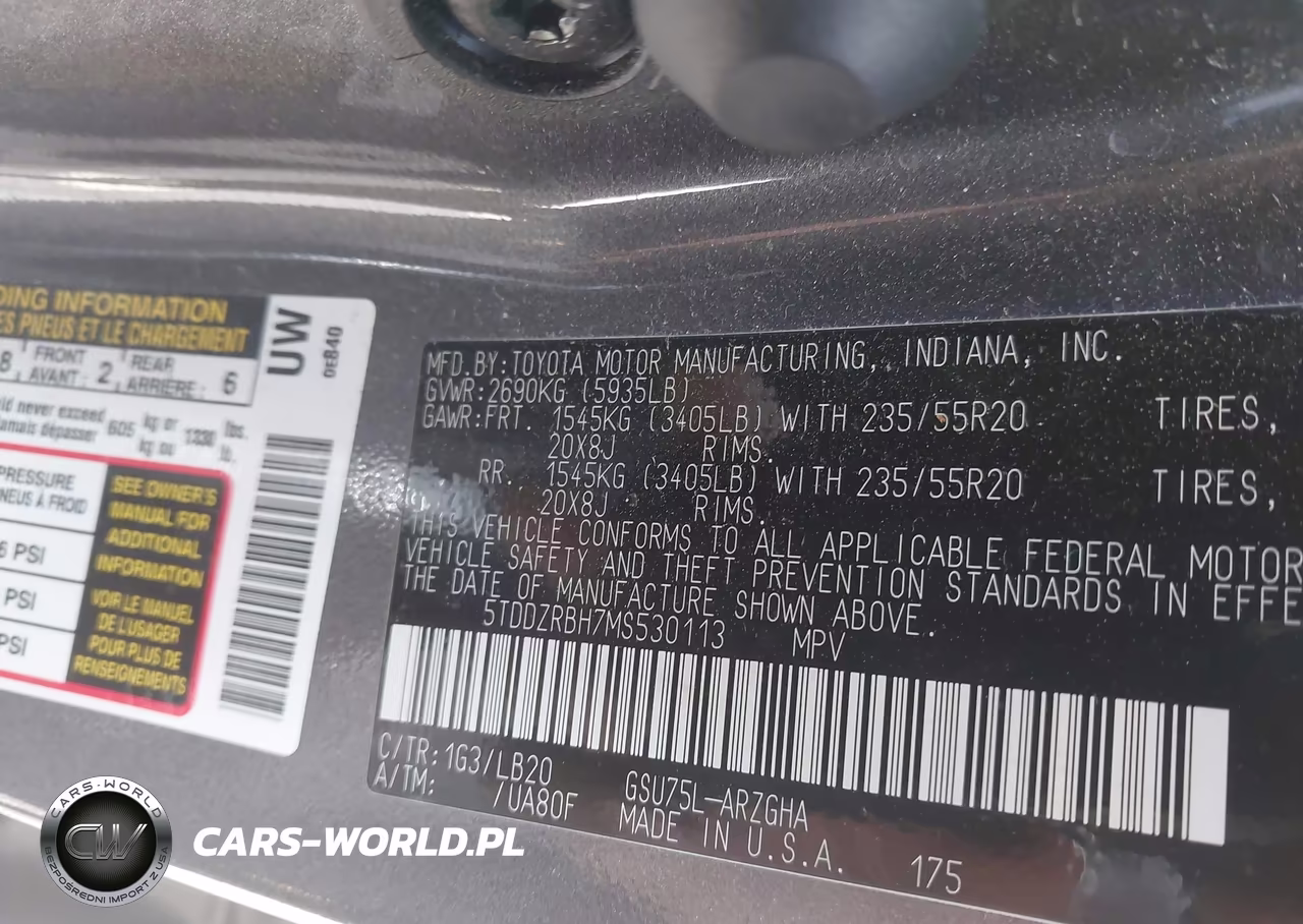 2021 Toyota Highlander Limited VIN:5TDDZRBH7MS530113 - 9