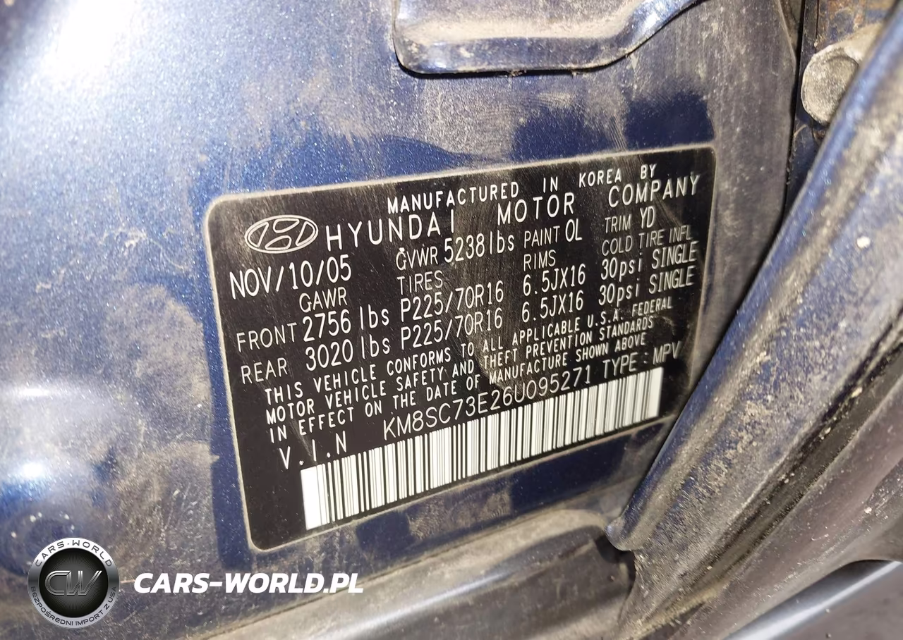 2006 Hyundai Santa Fe Gls-Limited VIN:KM8SC73E26U095271 - 9