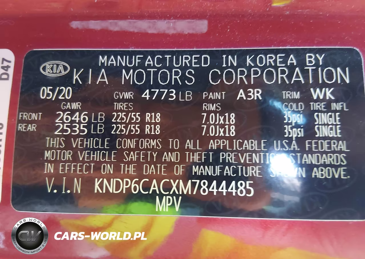 2021 Kia Sportage S VIN:KNDP6CACXM7844485 - 9