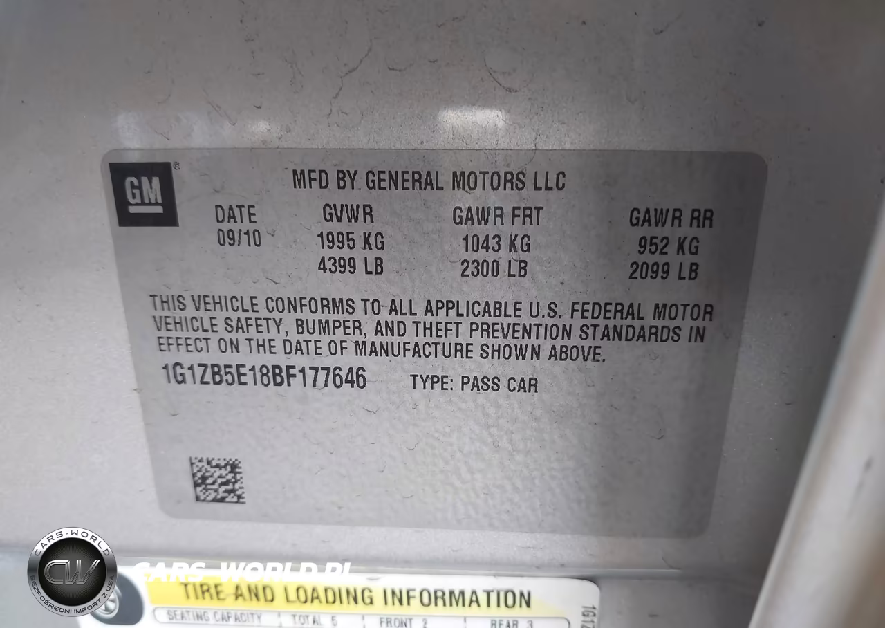 2011 Chevrolet Malibu Ls VIN:1G1ZB5E18BF177646 - 9