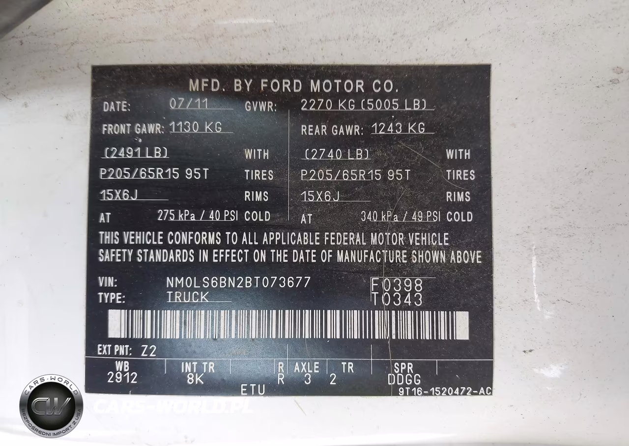 2011 Ford Transit Connect Xlt VIN:NM0LS6BN2BT073677 - 9