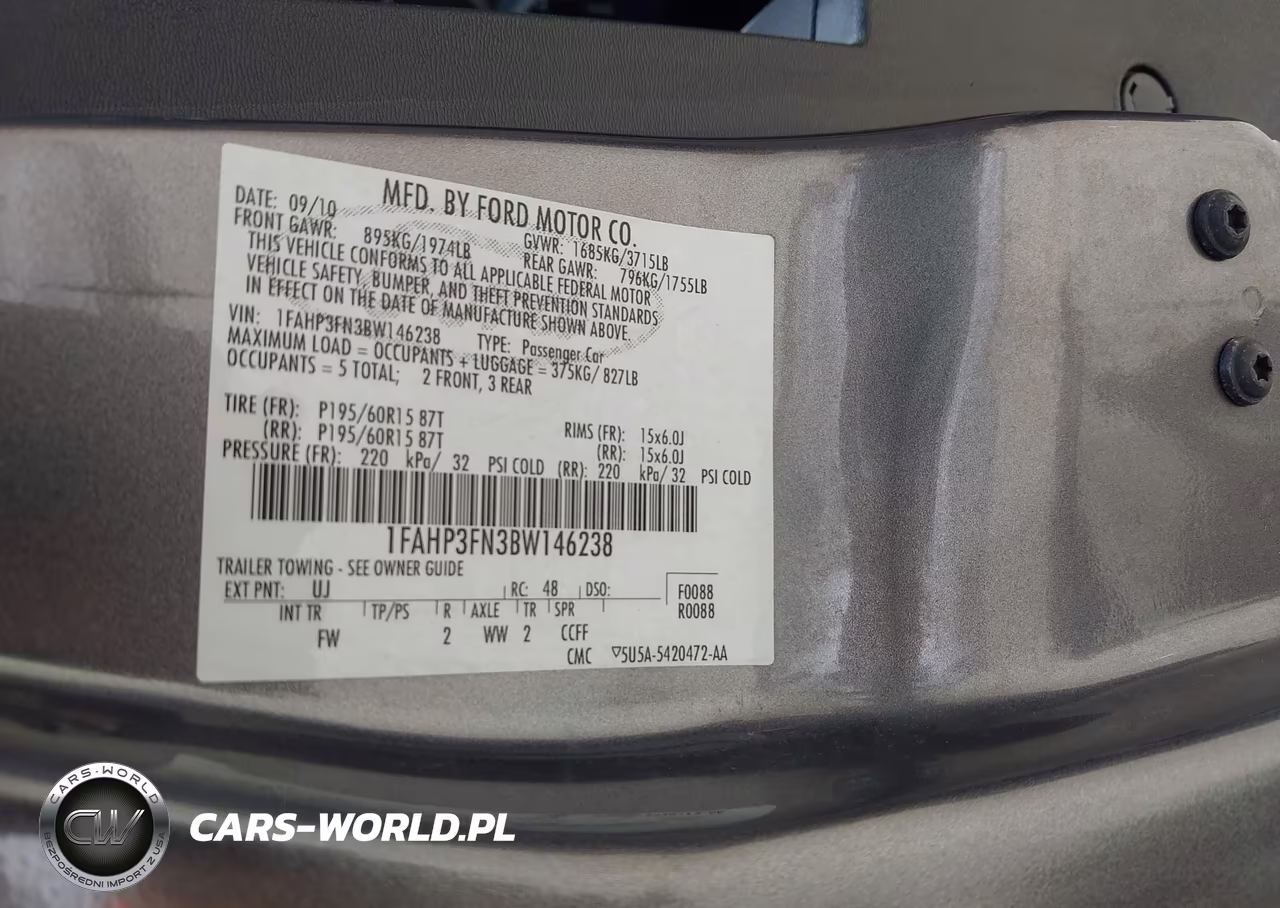 2011 Ford Focus Se VIN:1FAHP3FN3BW146238 - 9
