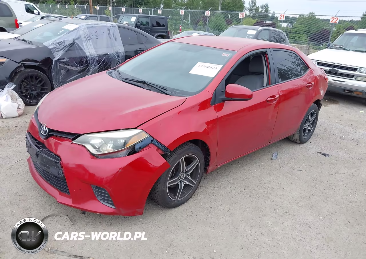 2015 Toyota Corolla Le VIN:5YFBURHE2FP257323 - 2