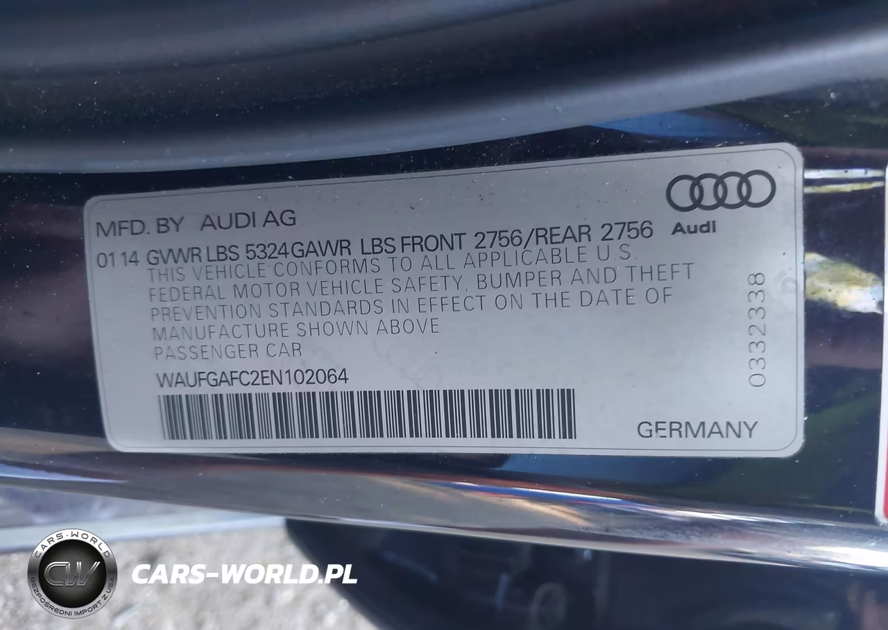 2014 Audi A6 3.0T Premium Plus VIN:WAUFGAFC2EN102064 - 9