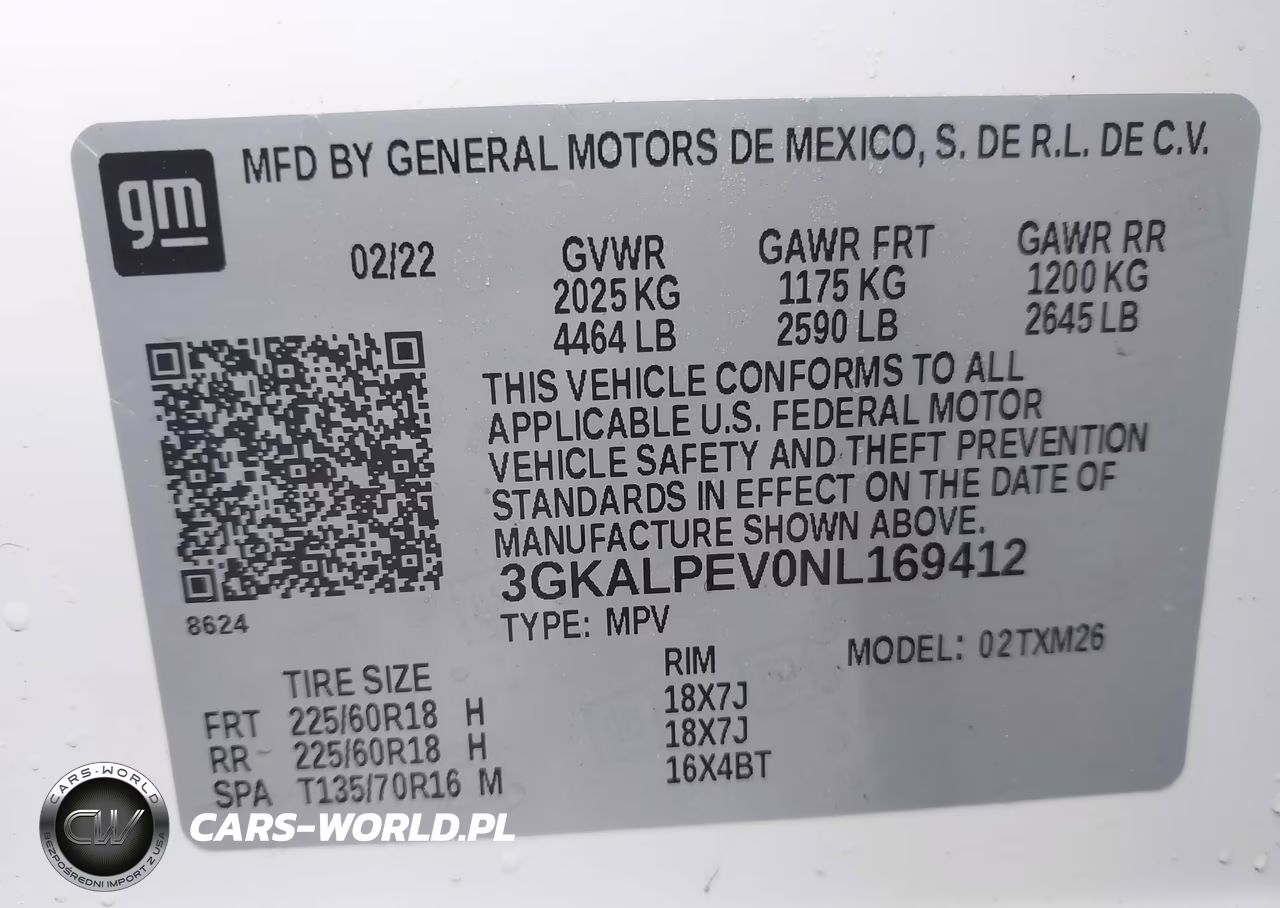 2022 GMC Terrain Fwd Slt VIN:3GKALPEV0NL169412 - 9