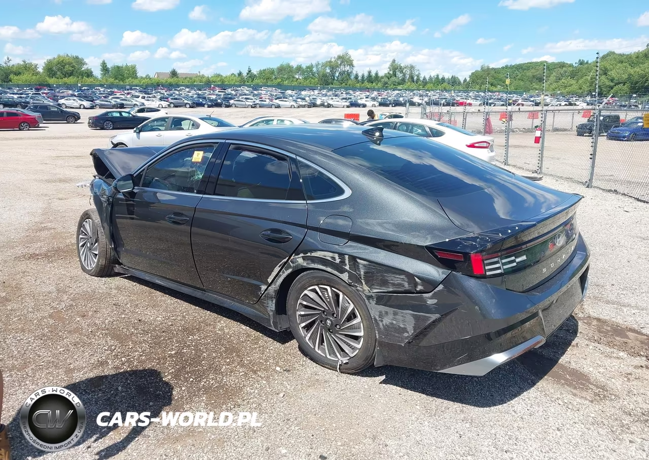 2025 Hyundai Sonata Hybrid Sel VIN:KMHL34JJXSA123686 - 3