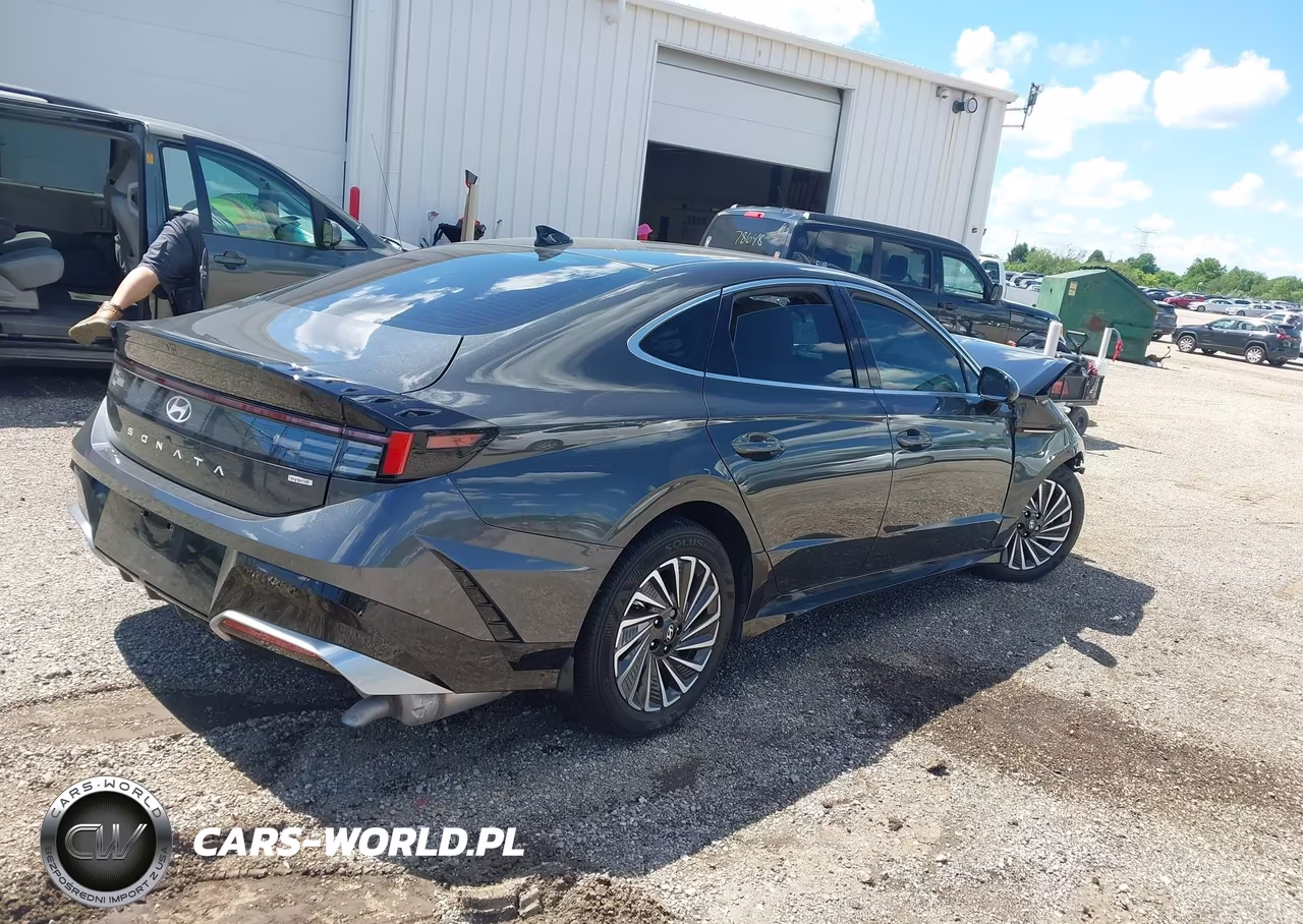 2025 Hyundai Sonata Hybrid Sel VIN:KMHL34JJXSA123686 - 4
