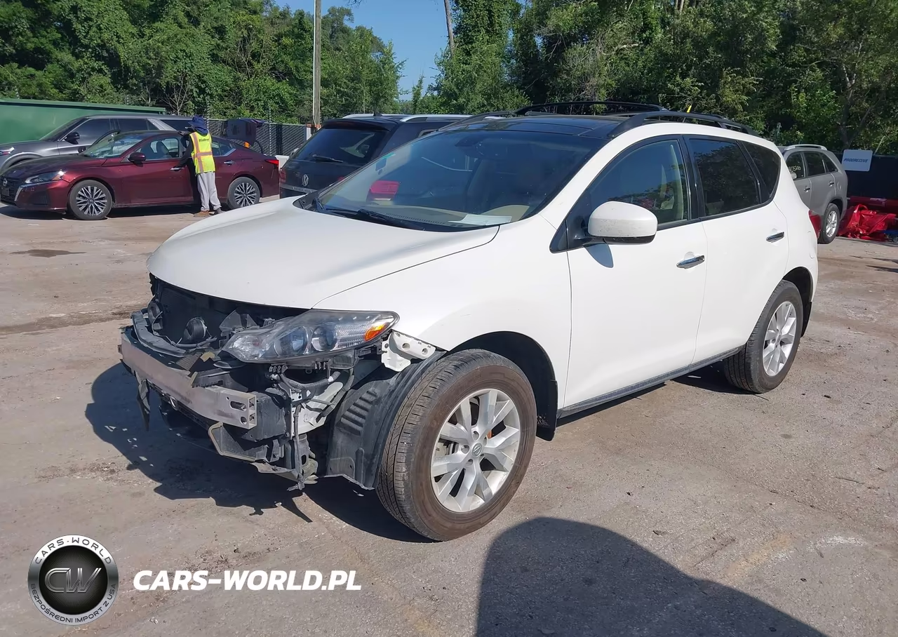 2014 Nissan Murano Sl VIN:JN8AZ1MW5EW517608 - 2