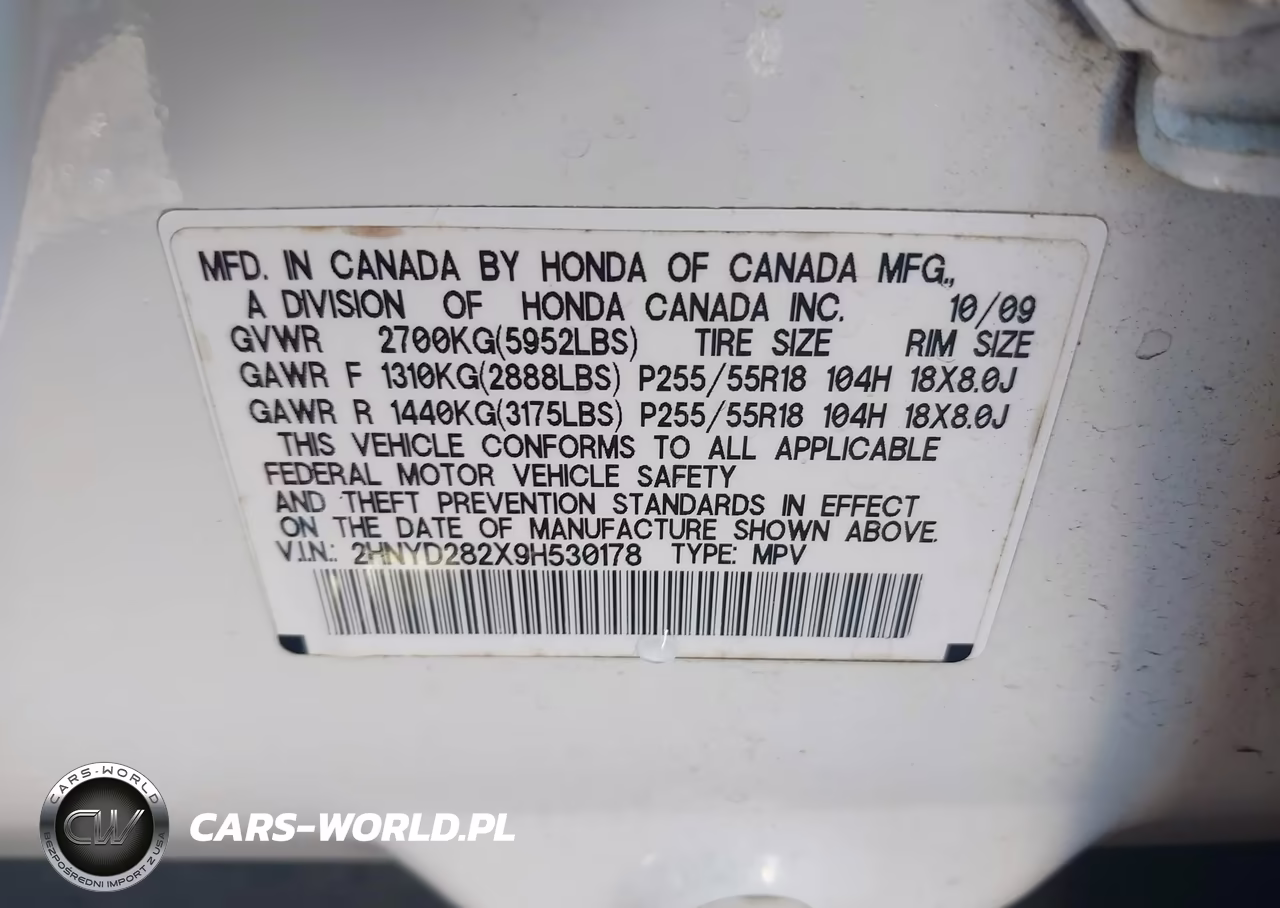 2009 Acura Mdx VIN:2HNYD282X9H530178 - 9