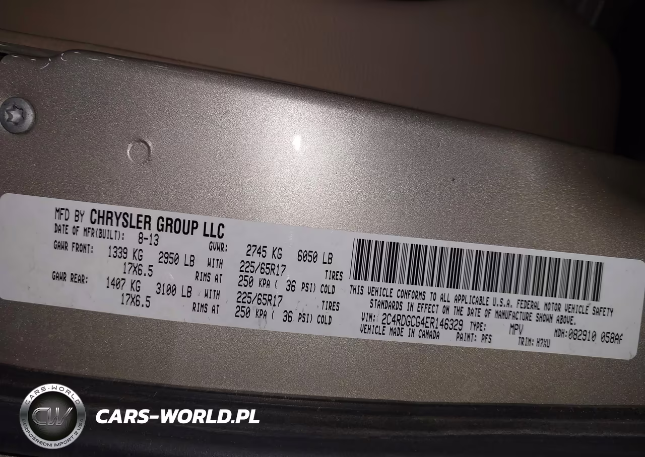 2014 Dodge Grand Caravan Sxt VIN:2C4RDGCG4ER146329 - 9