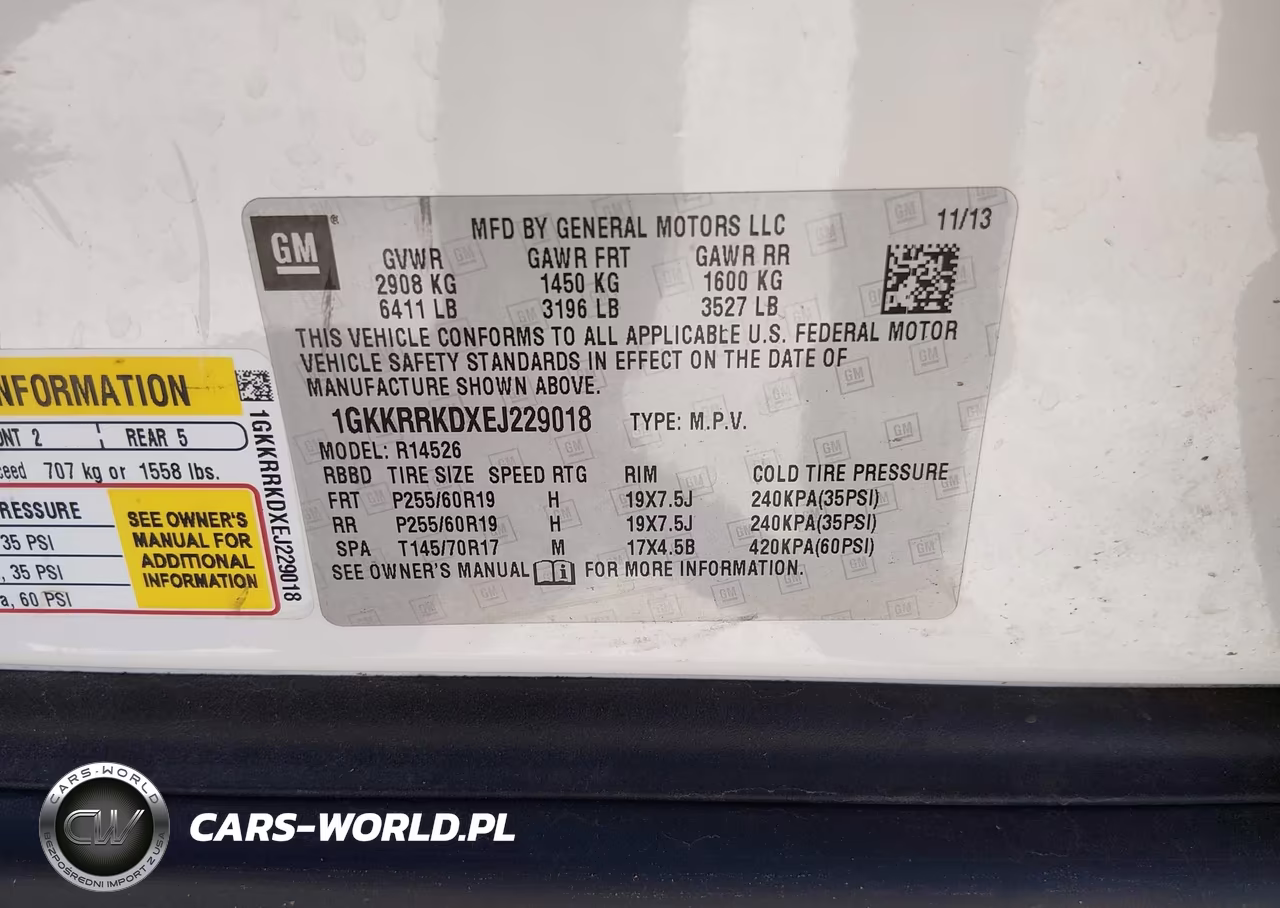 2014 GMC Acadia Slt-1 VIN:1GKKRRKDXEJ229018 - 9