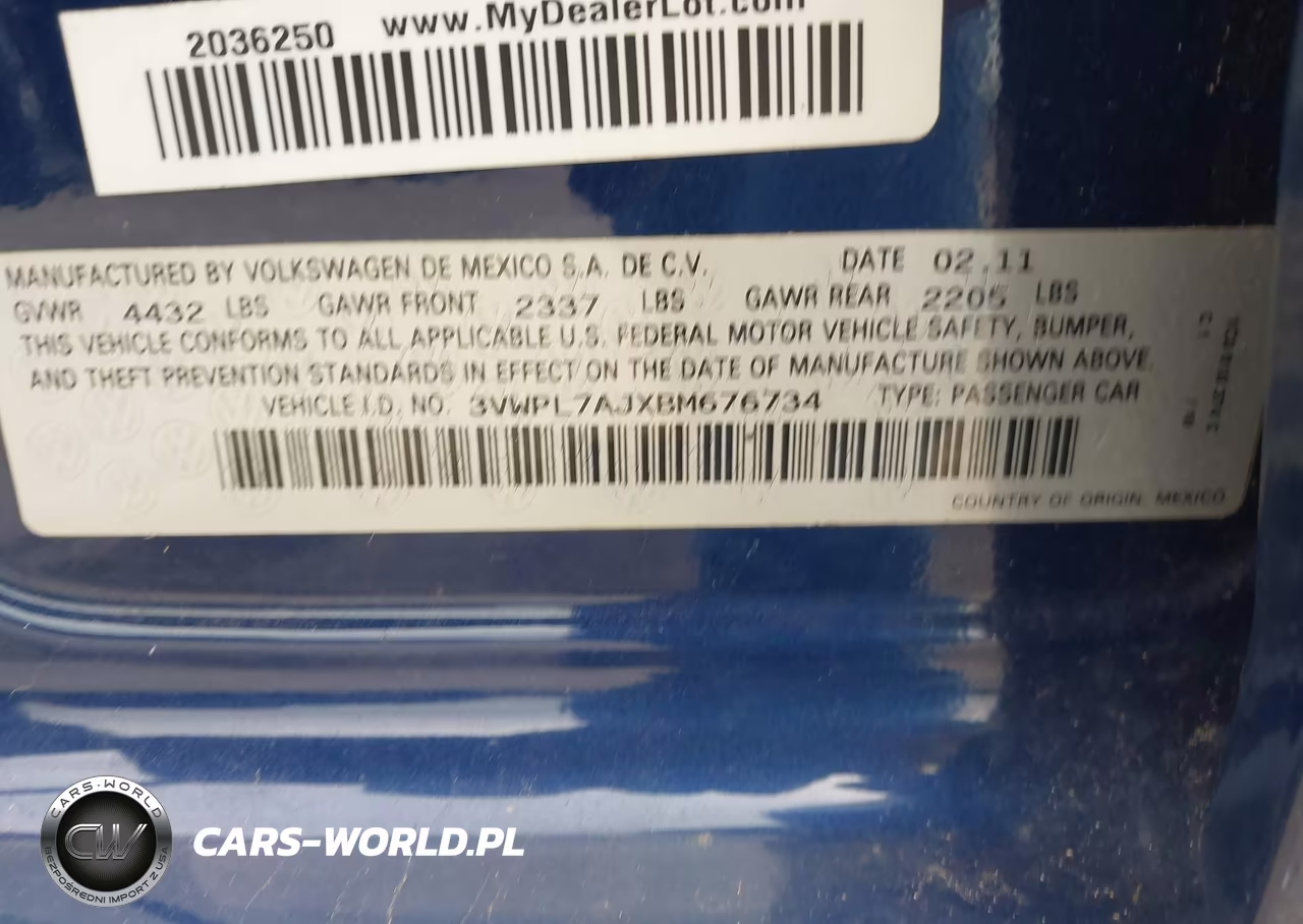 2011 Volkswagen Jetta Sportwagen 2.0L Tdi VIN:3VWPL7AJXBM676734 - 9