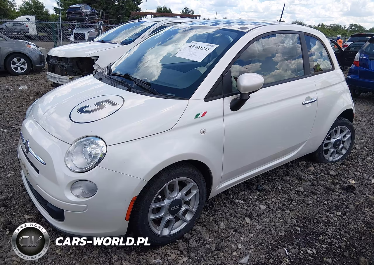 2012 Fiat 500 Pop VIN:3C3CFFAR4CT380483 - 2