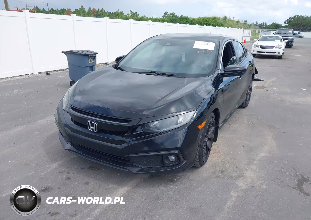 2020 Honda Civic Sport VIN:19XFC2F89LE019152 - 2