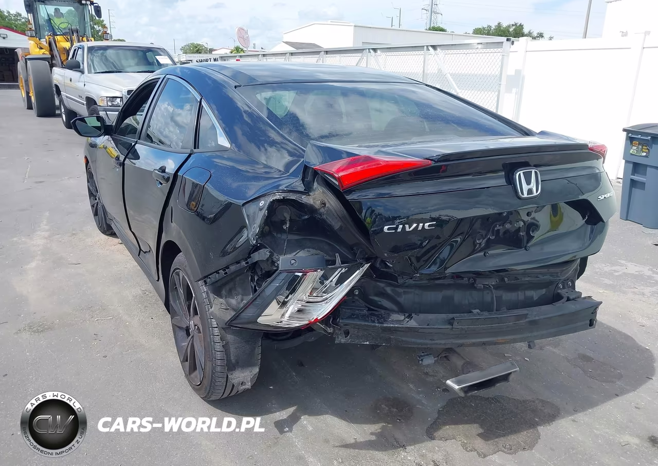 2020 Honda Civic Sport VIN:19XFC2F89LE019152 - 3
